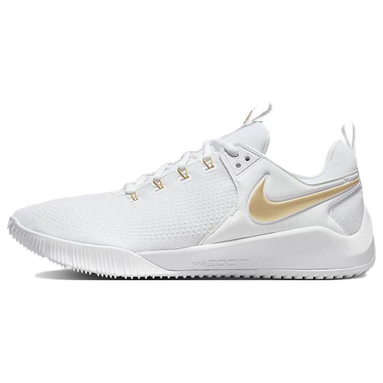 New Nike AIR ZOOM HYPERACE 2 Abrasion Resistant Breathable Low Top Training Shoes Unisex White Gold DM8199-170