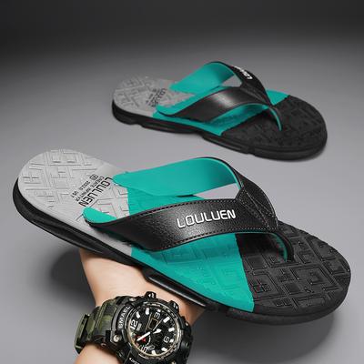 Zapatillas de Moda para Hombre Verano Playa Exterior Ocio Transpirables Resistentes al Desgaste Moda Antideslizantes Alta Calidad Hogar Chanclas para Hombre