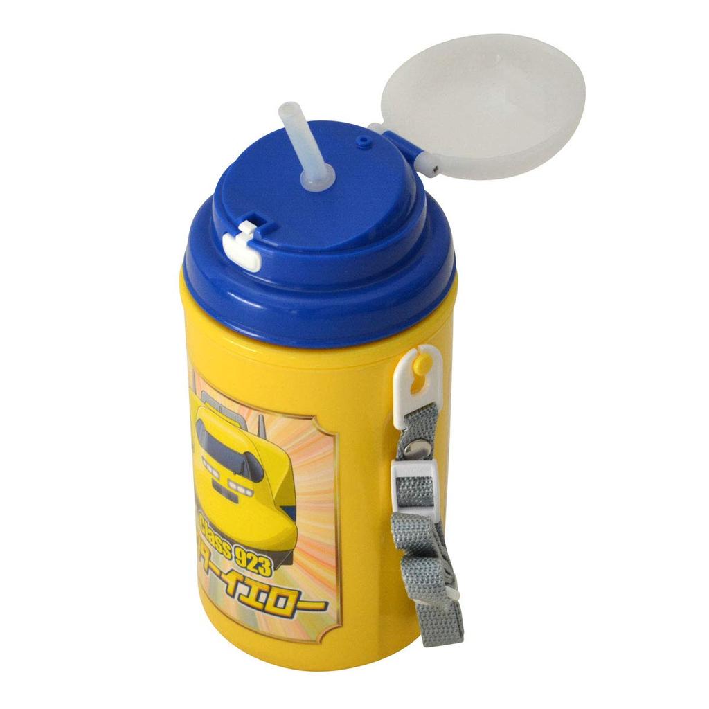 Shinkansen Straw Insulated Water Bottle Doctor Yellow [Hayabusa, Kagayaki, Yellow] (Doctor (yellow))