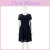 Wish Summer Lace Dress With High Waist And Short Sleeves For Women
