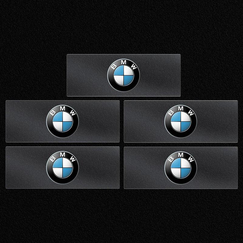 2/5/10Pcs Car Logo Sticker Central Control Decals Car Accessories For BMW M3 M4 M5 G42 G30 G20 E39 E36 E87 E53 F44 F07 F34 G15 G16