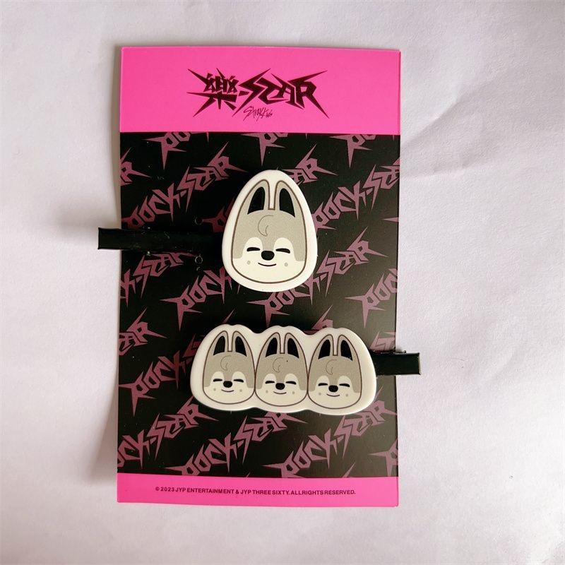 

STRAYKIDS SKZOO МУЛЬТЯШНАЯ ЗАКОЛКА ДЛЯ ВОЛОС 6,5 см WOLF CHAN