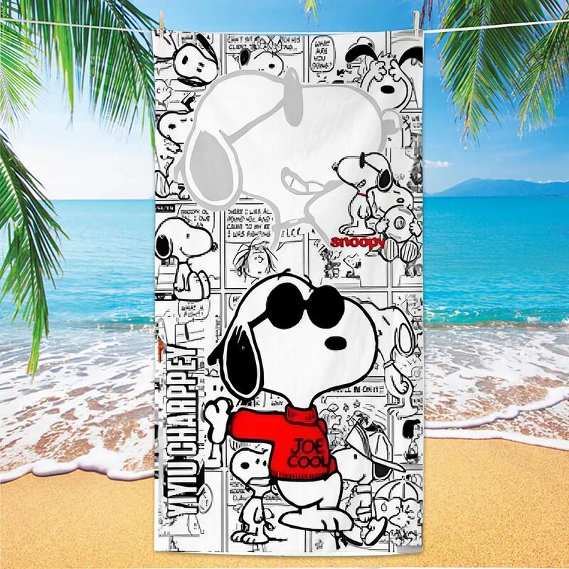 Snoopy Absorbent Printed Beach Towel Set
