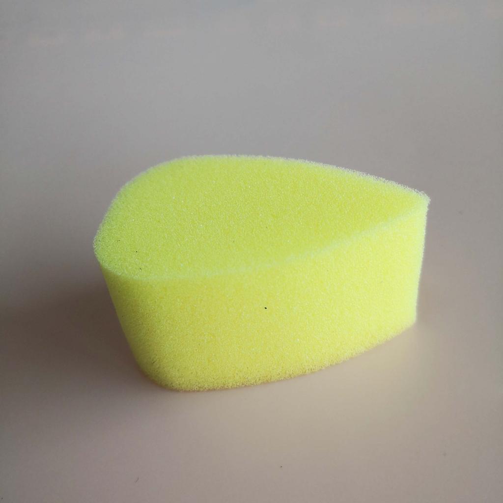 Wholesale Halloween Makeup Beauty Custom Shape Square Face Painting Black Yellow Facial Sponge