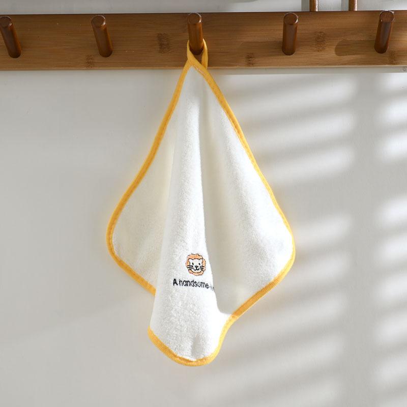 

Baby Cartoon Embroidered Soft Towel Lion