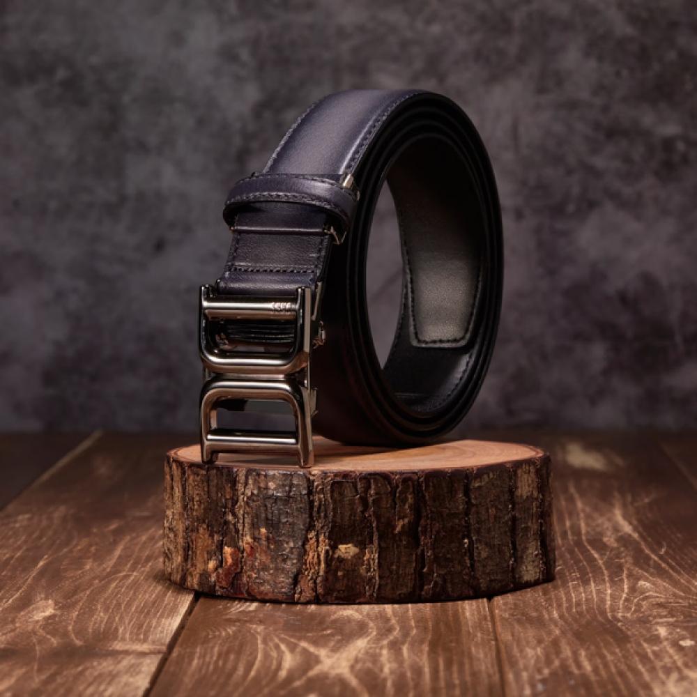 Daks Серая кожаная пряжка с логотипом Dd Dbbe5f245g3 Single option