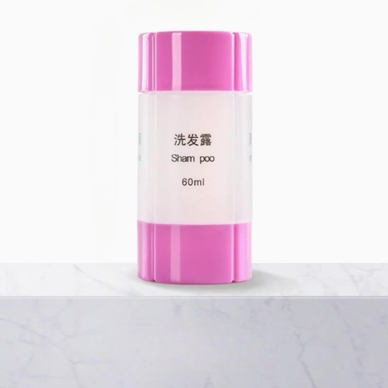 

4-in-1 Leak-Proof Bottle, 4 * 60ml/2oz, for Travel Gym Camping, Carry-On Travel Size Toiletries Shampoo Lotion Bottle Other&Plastic фиолетовый