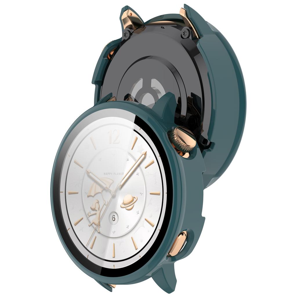 Etui 2w1 ze szklaną folią na ekran do OPPO Watch X2 Mini/Oneplus Watch3 43mm Etui Ochronne Smartwatch Ramka Pełna Obudowa