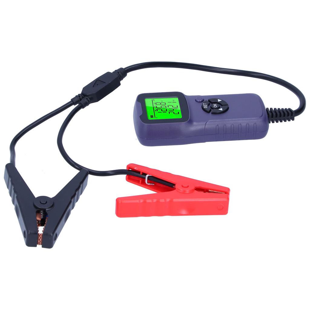 A300 Digital Car Battery Tester LCD Battery Test Analyzer Auto Test Diagnostic ToolsPurple