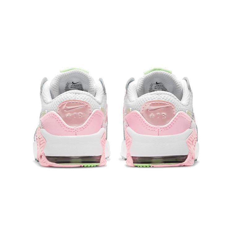 Nike Air Max Excee Abrasion Resistant Low top Toddler Shoes White Pink Infant And Toddler CW5830-100