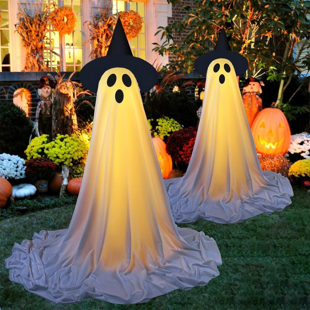 Halloween Decorations Outdoor,Halloween Party Decorations Indoor,Spooky Decor With Remote Control String Lights,Halloween Lights For Porches