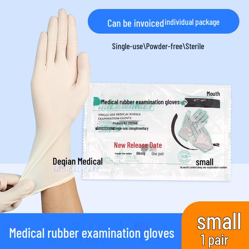 Sterile Latex-Puderfreie Chirurgische Handschuhe - Einweg Medizinische Untersuchungs- & Zahnarzt-Handschuhe