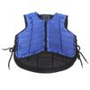 Gilet Equitazione Bambini Imbottito in Schiuma Sicurezza Protezione Equitazione Body Protector BluCL