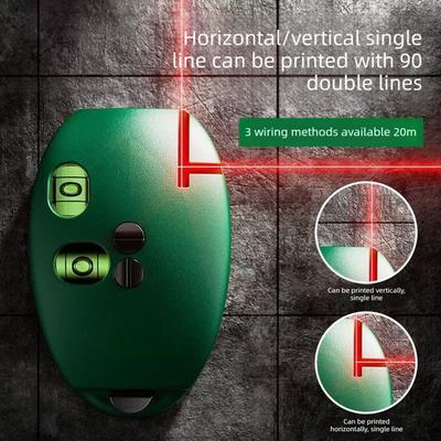 Electronic 90 Degree Lasers Scale Right Angle Infrared Level Vertical Horizontal Line Infrared Measuring Tool For Outdoor Use