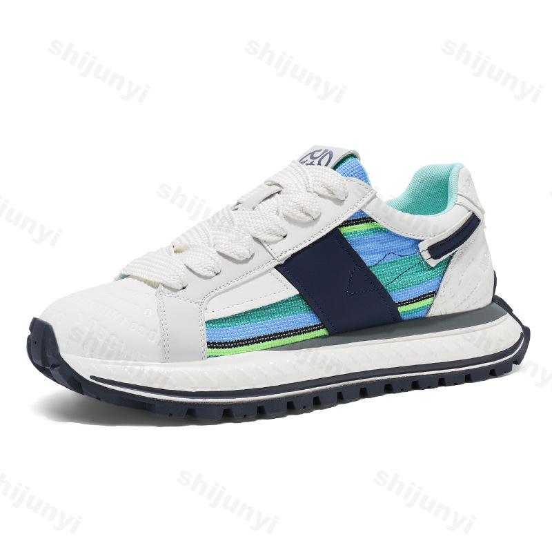 Fashion 2025 Niche Men Shoes Spring Casual Comfortable Sports Shoes Versatile Thick Sole Height Increasing Fashion Trend Chunky sneakers