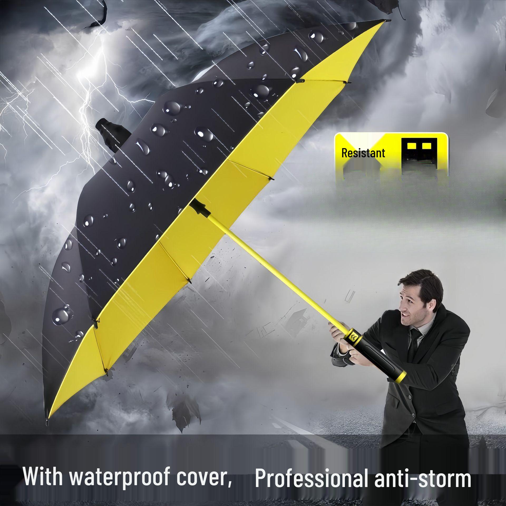 Premium Extra Large Golf Umbrella with Long Handle and Waterproof Double-Layer Design cm