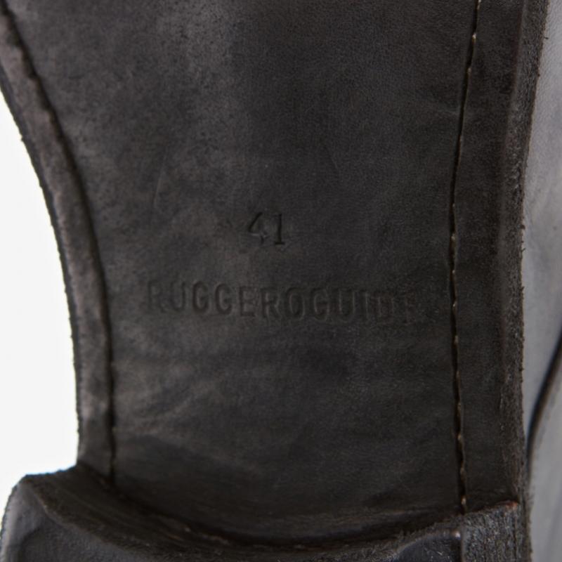 Guidi Soft Horse Full Grain Leather Ankle Boots 994x Blkt