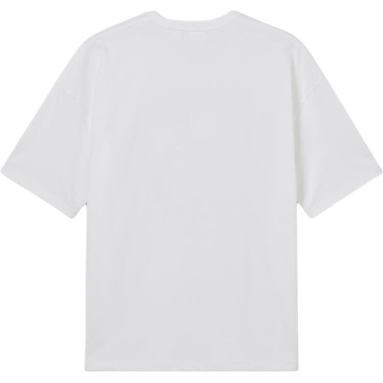 Levis Loose Casual Patch Soft Round Neck Short Sleeve T-Shirt Men Tops White 002XI-0000