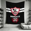 Zamalek SC Wall Tapestry Aesthetic Wall Hanging Printed Fabric Blanket Decorative Tapestries for Bedroom Living Room Home Decor