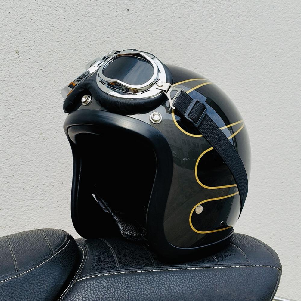 Helmet Half Helmet Retro Helmet Fiberglass Motorcycle Helmet