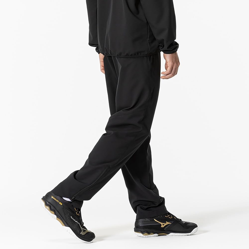 Tennis Badminton Training Cloth Long Pants Jersey Unisex 62JDB010 Black [Mizuno]