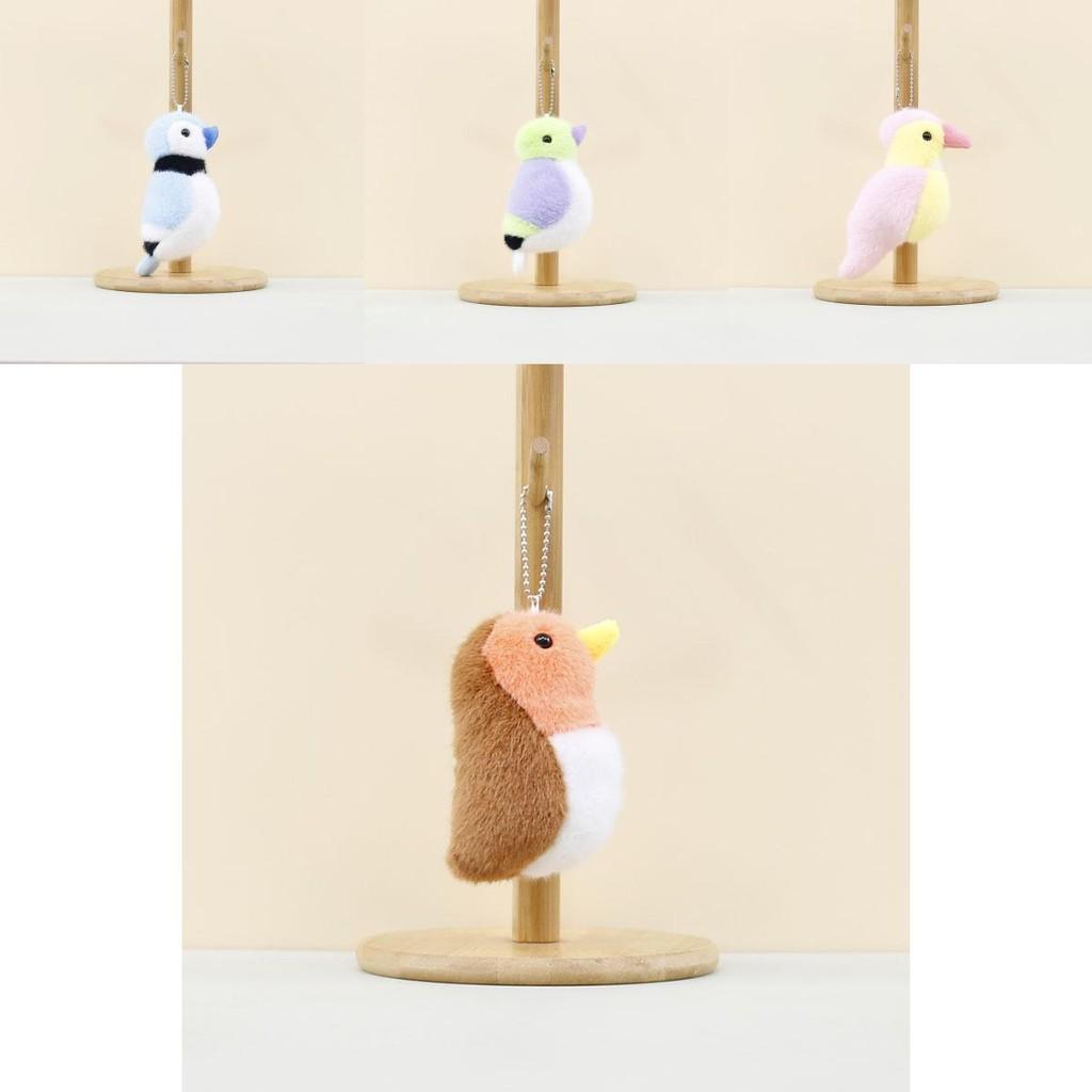 Soft And Huggable Cartoon Parrot Plush Pendant For Bags Keychains And Dolls