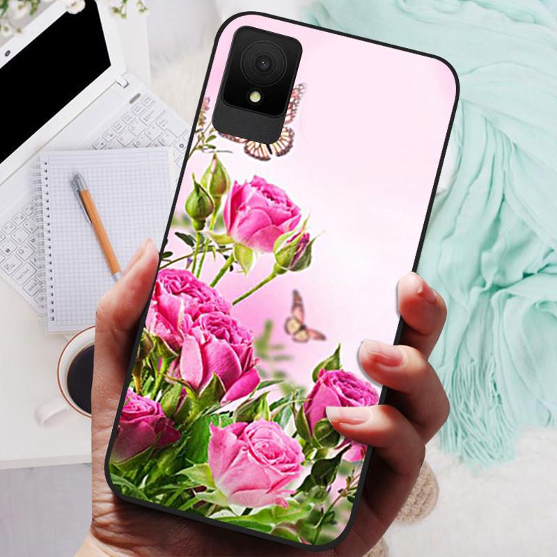 for TCL 502 Case Soft TPU Silicone Phone Covers for TCL 501 503 Case Bumper TCL502 Shockproof Coque Cover Luxury Cute Cartoon
