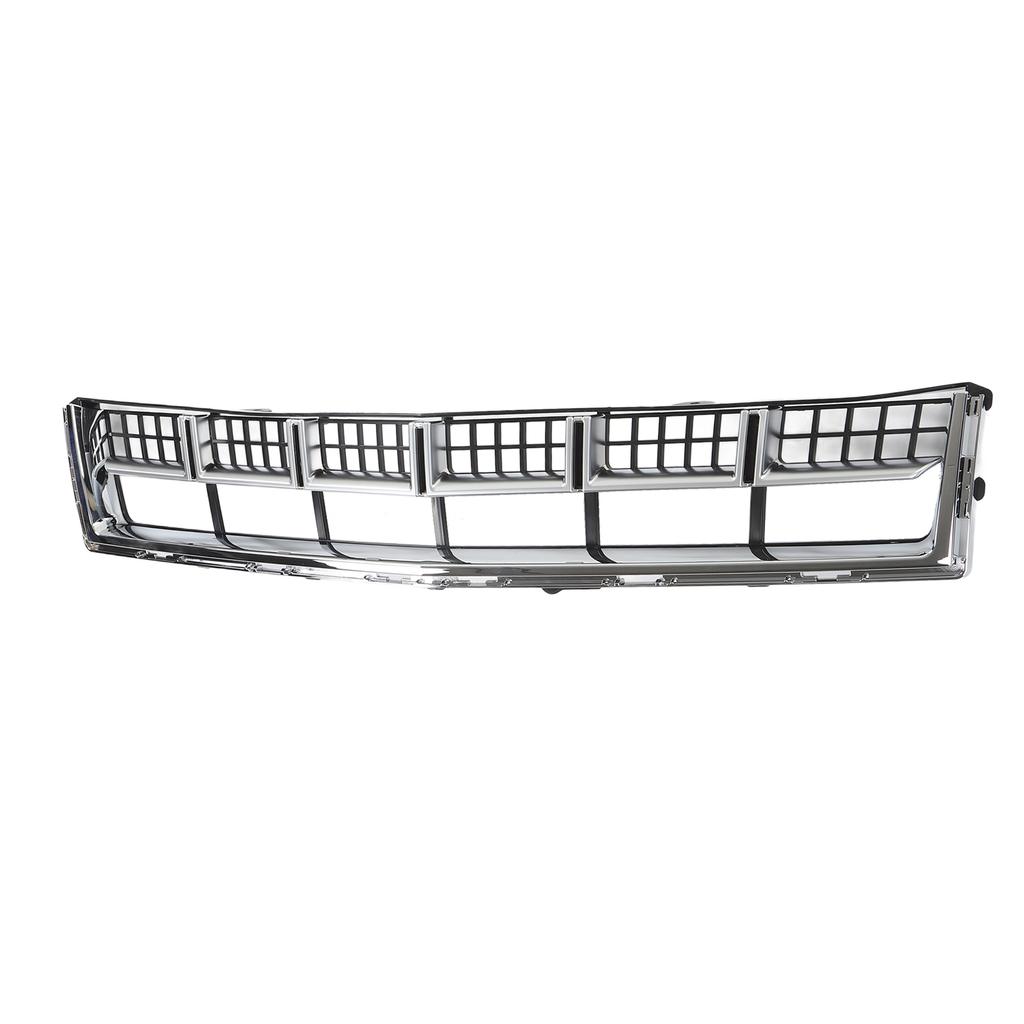 Front Bumper Lower Grille SK601167 Aerodynamic Waterproof Silver Grille Trim Panel Fit For SRX 2013 to 2016