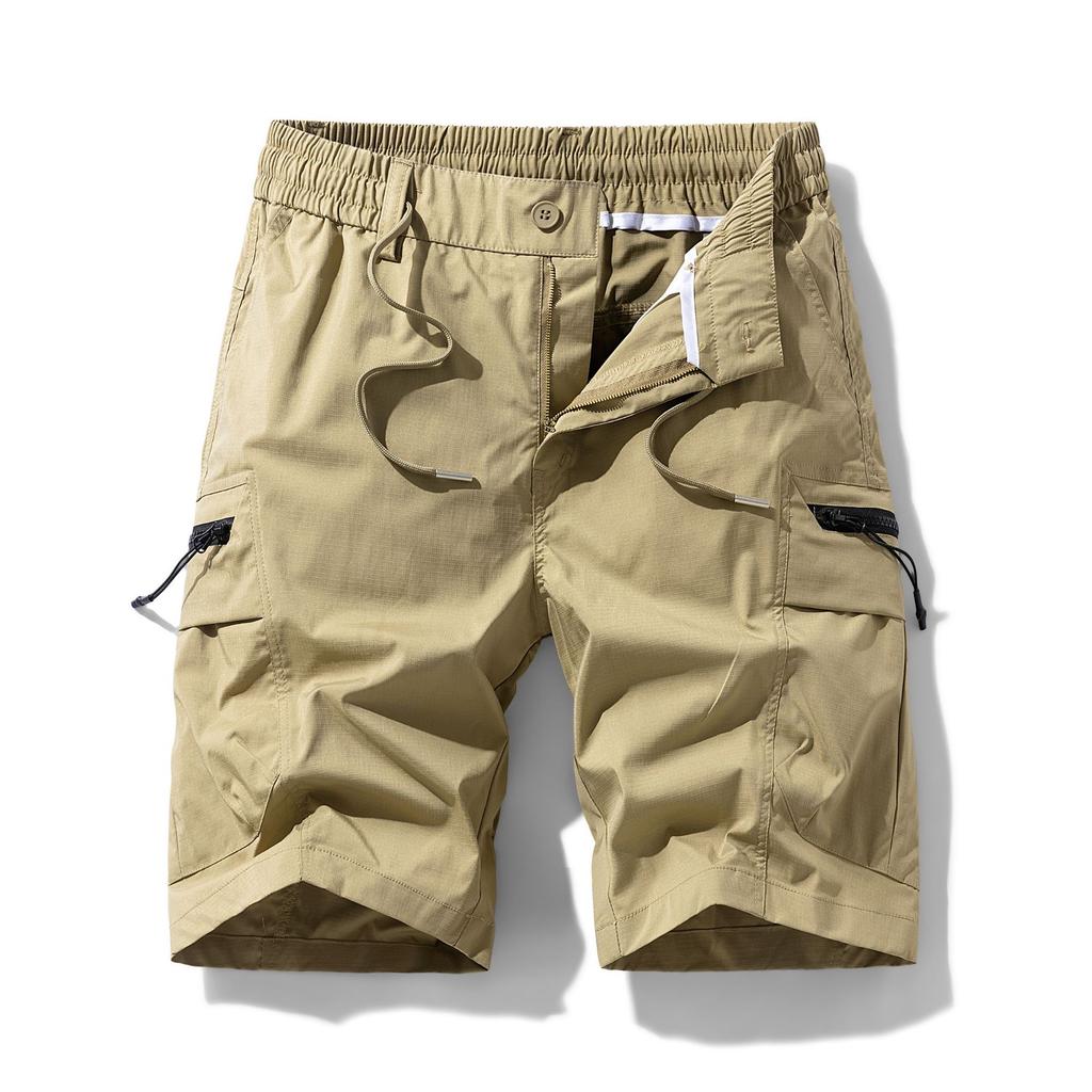 Men's Fashion Multiple Pockets Five-pocket Pants Loose Casual Wear Work Pants Shorts