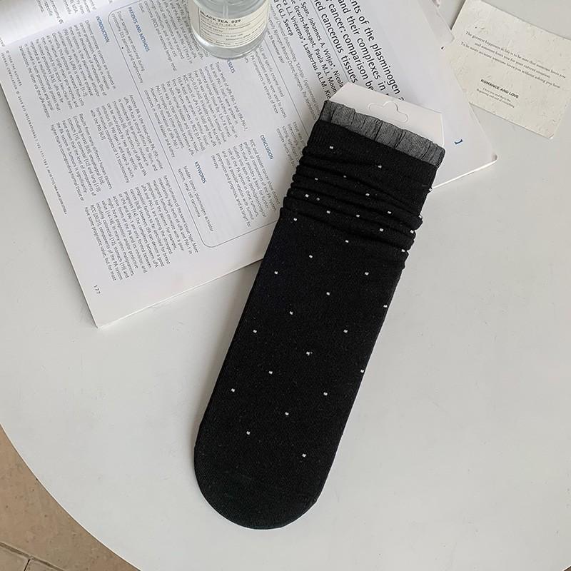 Jk Japanese Zhuji Socks Female Summer Thin Ice Silk Cool Breathable Boneless Ice Ice Socks In The Tube Month Pile Socks