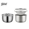 Oil Storage for Frying Bacon Grease Container with Strainer 1.34/2.5L Stainless Steel Heavy-Duty Butter Kitchen Dispenser Melting Pot Essential