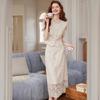 Bailuyu Embroidered Hollow-Out Dress Set