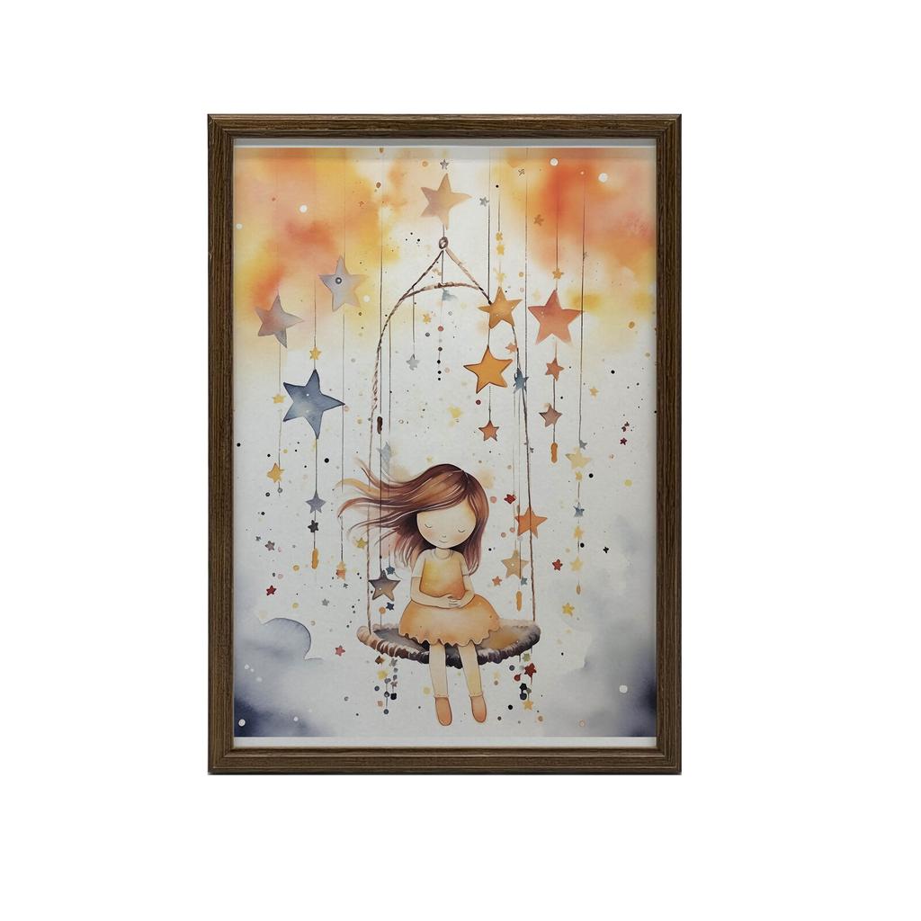 Karuzela Gwiazd Karuzela Gwiazd, 50X70 Cm, Bez Ramy, Płótno Premium Na Blejtramie