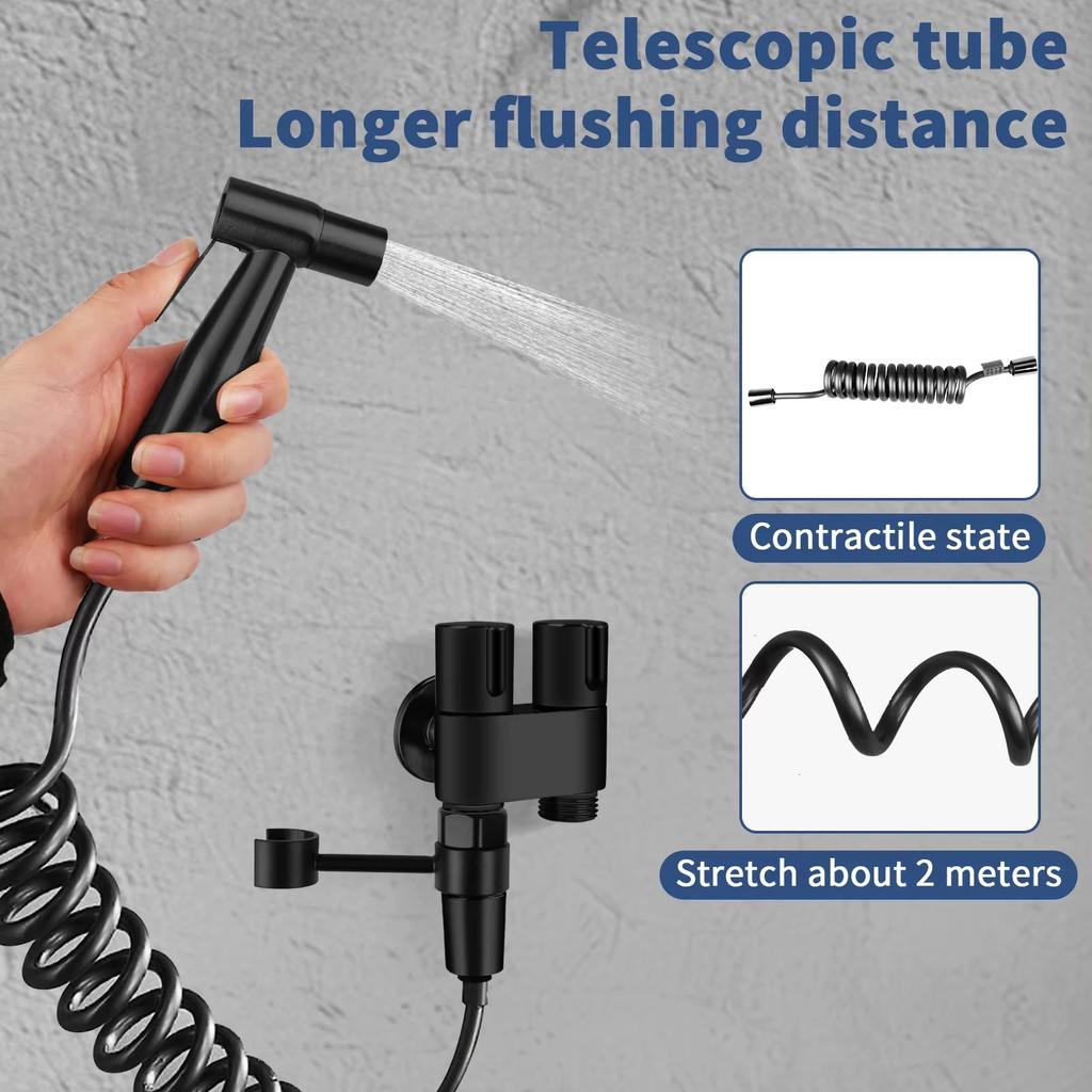 304 Stainless Steel Toilet Companion Spray Gun Set Bathroom Household Douche High Pressure Nozzle Woman Washer Water Gun