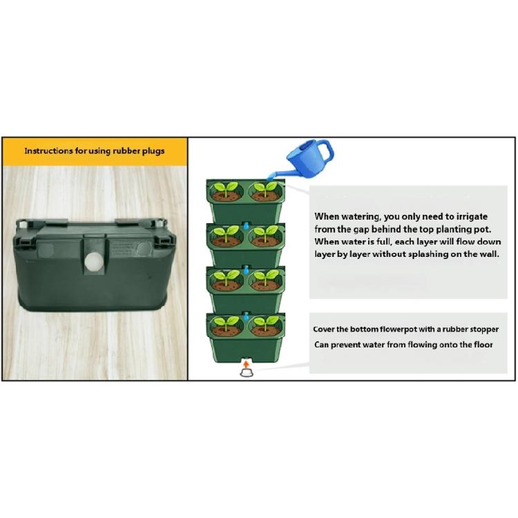 Stylish Wall Hanging Flower Pots Light weight Wall Mounted Plant Pots for Adding Greeneries to Any Living Spaces