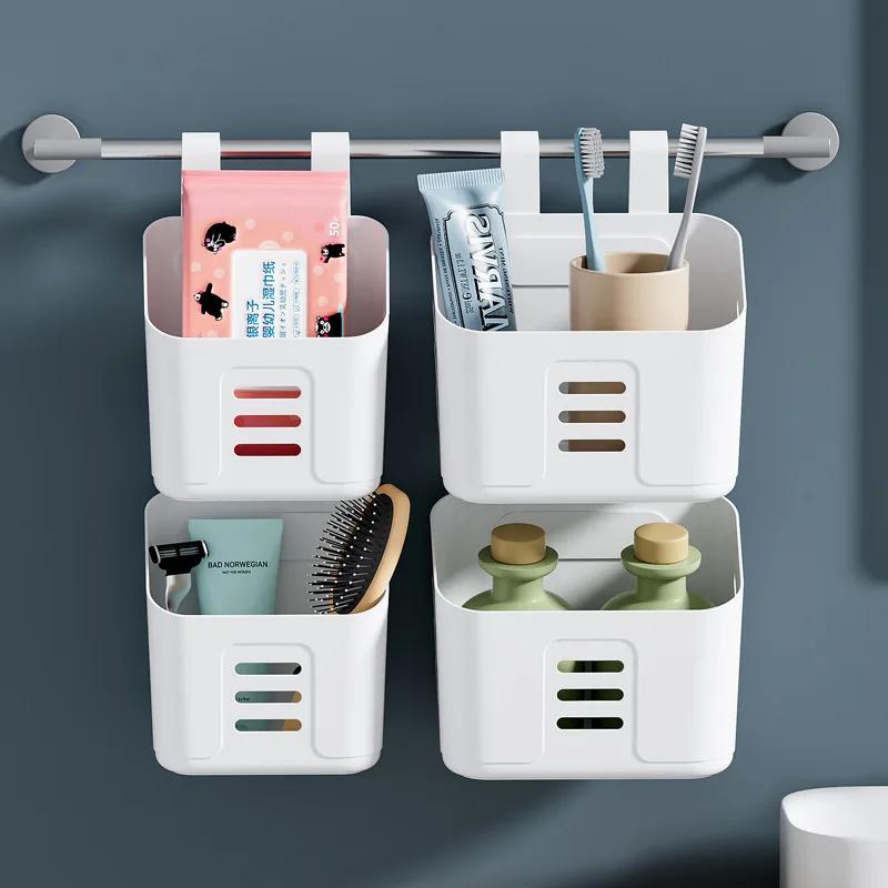 Shower Storage Basket Detachable Shower Basket Bathroom Buckets Hanging Bath Shelves Shelf Organizer For Shampoo Seasoning Jar