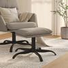 VidaXL Footstool Light Grey 60x60x36 Cm Velvet 341578