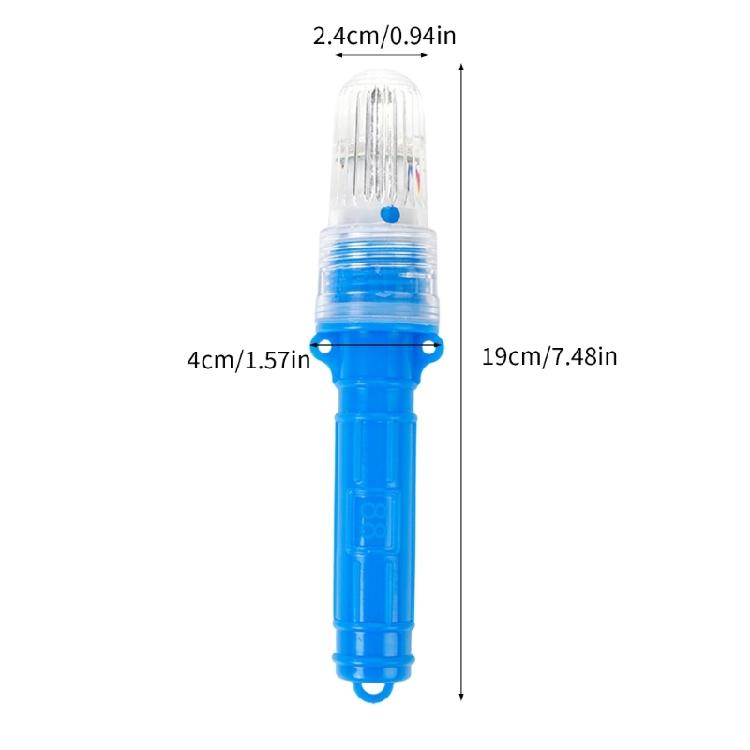 3pcs LED Fishing Lamp Marine Signal Light Positioning Flashing Light Fishing Net Warning Light