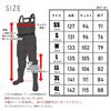 Chest High Radial Salt Water Seawater Nylon Farm Cleaning (FKS) Waders, Sole, Wading, Compatible, Compatible, Type, Work, (4L (28cm), Camo)