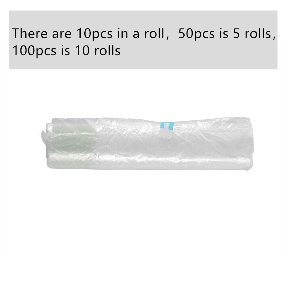 50 Pièces Training Santé Imperméable Jetables Plastique Potty de Voyage Doublures Sacs Poubelle Siège Toilette