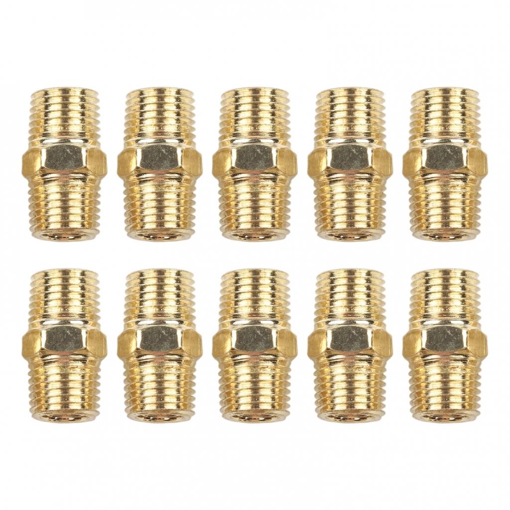 Easy Installation Air Line Hose Connector Brass Pipe Adapter For Air And Water