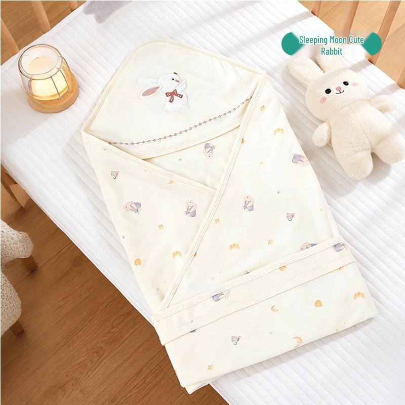 Class A Double Layer Breathable Pure Cotton Newborn Swaddle Blanket 90x90 cm