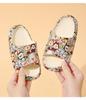 Babudou Kinder Sommerschuhe - Bedruckte Indoor-Sandalen für Kleinkinder und Kinder