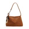 2026  South Korea Dgdaemun INS Underarm Bag Suede Fashi Simple Bags Versatile Trendy Single Shoulder Pillow Bag