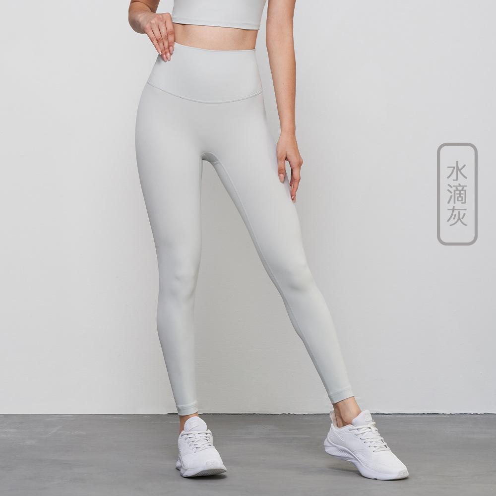 

Спортивные штаны 2025 весна и лето новые фитнес-йога штаны эластичные, высокая талия подъем бедер облегающие женские S