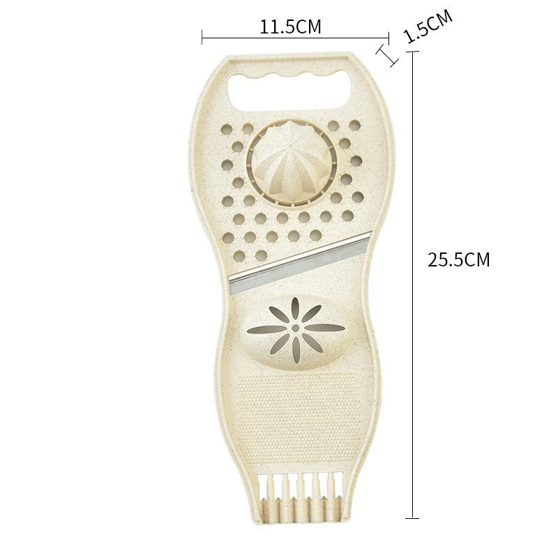 Wire planer Household kitchen Multifunctional silk wiper does not hurt hands Plug into the cutting board Potato shredded artifact Anti-hurt hand