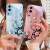 Rose Butterfly Rose Purple For Vivo Y76 16 55 V29 Lite 5G 25 23 30 IQOO Z9X 12 Pro Neo X200 100 90 60 Tempered Glass Phone Case
