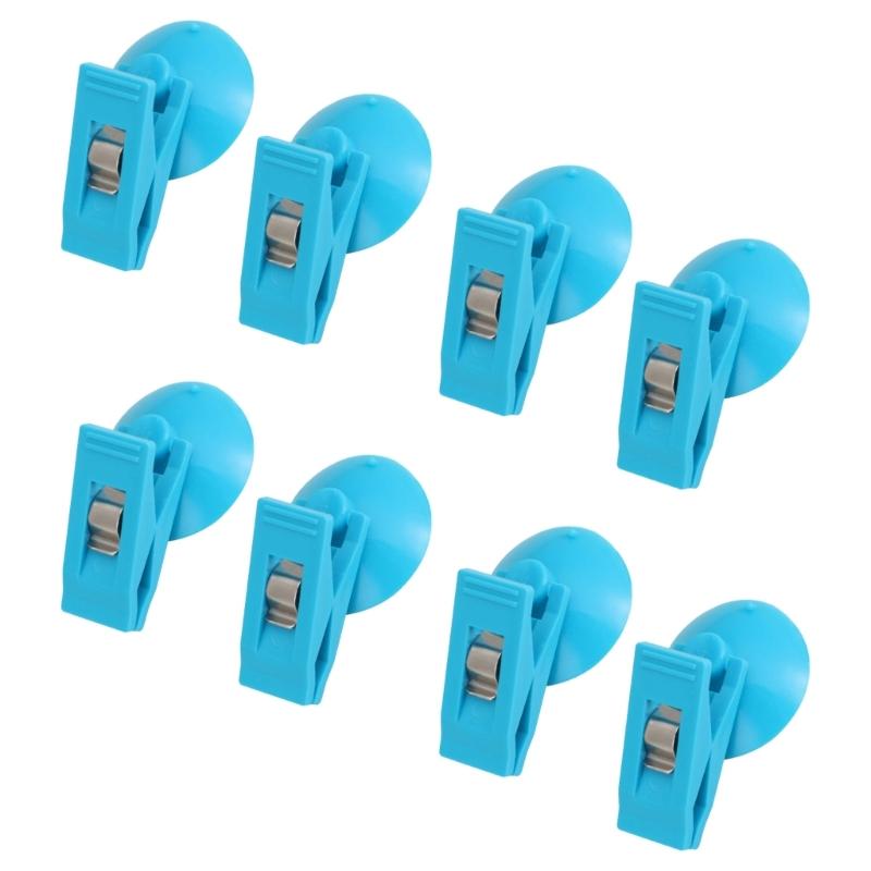 

Strong Suction Cup Clip Easy Press Installation Strong PVC ABS Multiple Purpose Suction Clamp for Car & Bath Curtain Use