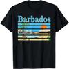 Barbados Family Vacation Beach Retro Graphic T-Shirt