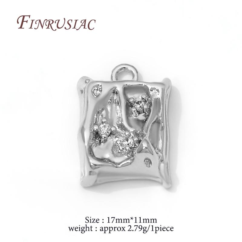 Pendentifs décoratifs plaqués or 18 carats pour boucles d'oreilles, breloques fleurs/soleil/lune pour bijoux, accessoires pour la création de bracelets DIY